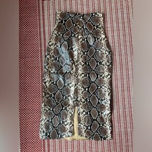 Commando Snake Print Skirt